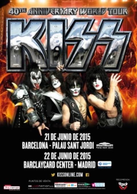 Los Kiss traerán a España la gira por su 40 aniversario