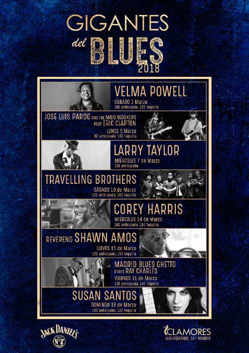 Cartel Festival Gigantes del Blues 2018