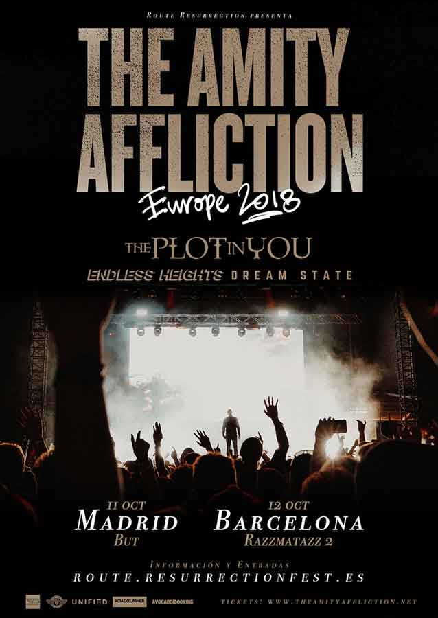 The Amity Affliction en una nueva gira Route Resurrection | Guitar Calavera