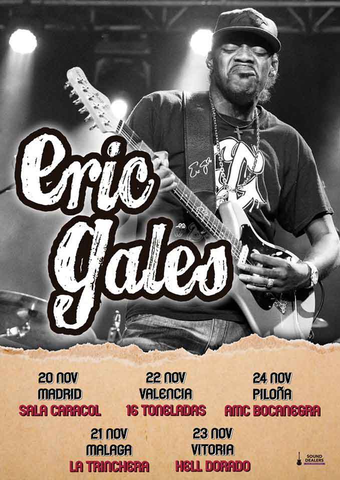 Cartel conciertos Eric Gales España 2018