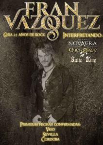 cartel gira Fran Vazquez | Guitar Calavera