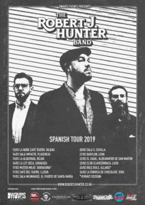 Cartel gira The Robert J Hunter Band España 2019