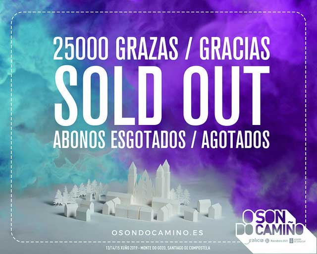 sold out abonos O Son do Camino 2019 | Guitar Calavera