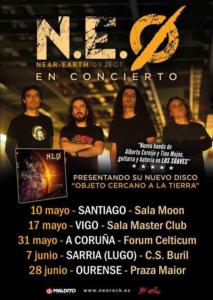 cartel conciertos NEO | Guitar Calavera
