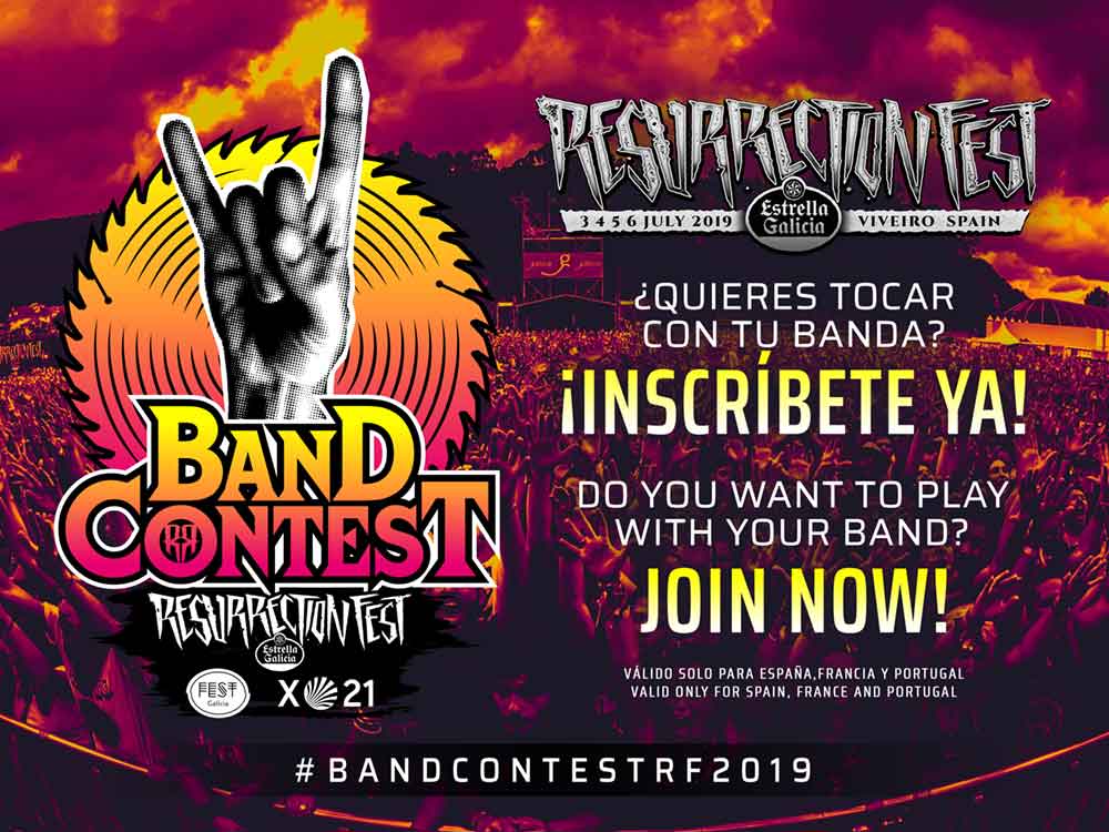 Inscripción Resurrection Fest Band Contest