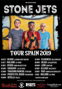cartel Stone Jets Spain 2019 | Guitar Calavera