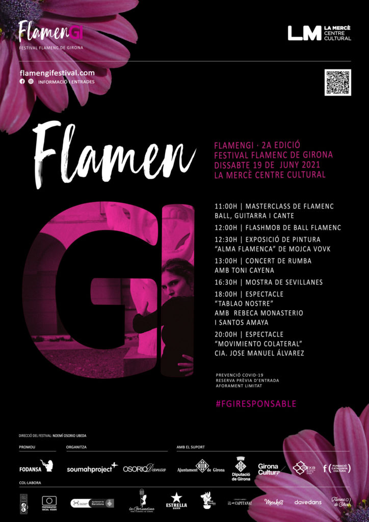 Cartel del Festival de Flamenco de Girona