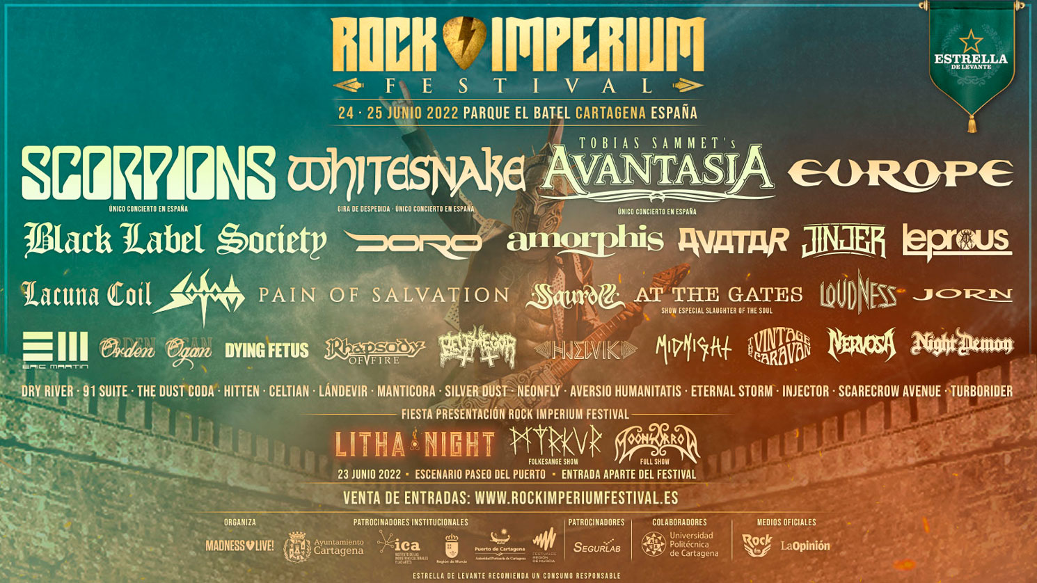 Cartel Rock Imperium Festival 2022