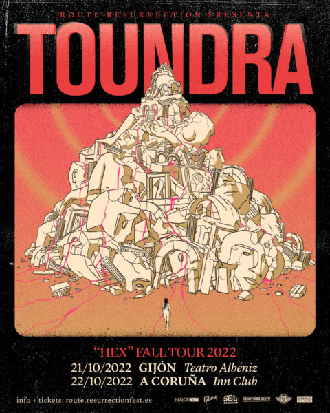 Toundra estará presentando su último trabajo “Hex” en Gijón y A Coruña de la mano de Route Resurrection