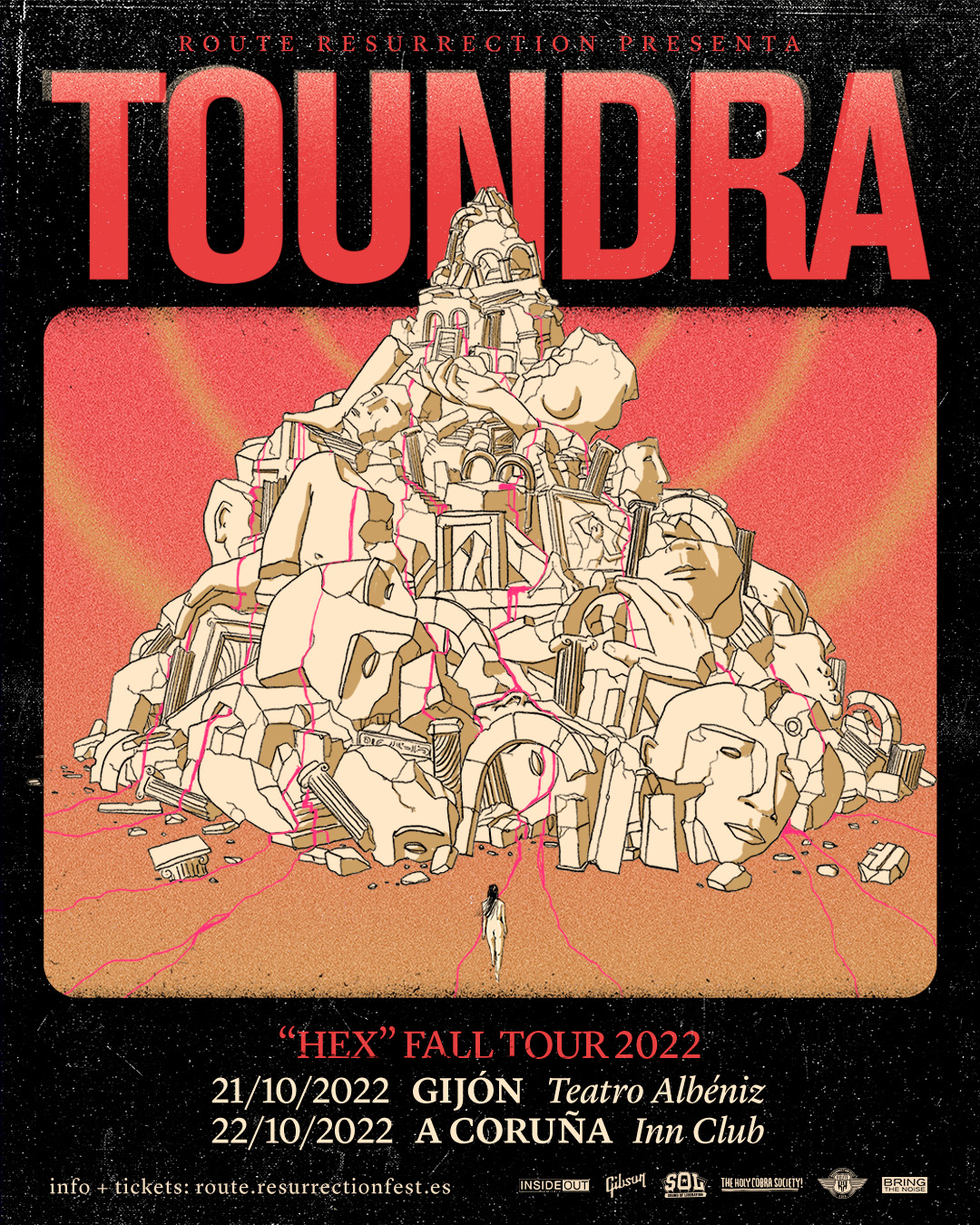 Toundra estará presentando su último trabajo “Hex” en Gijón y A Coruña de la mano de Route Resurrection Re
