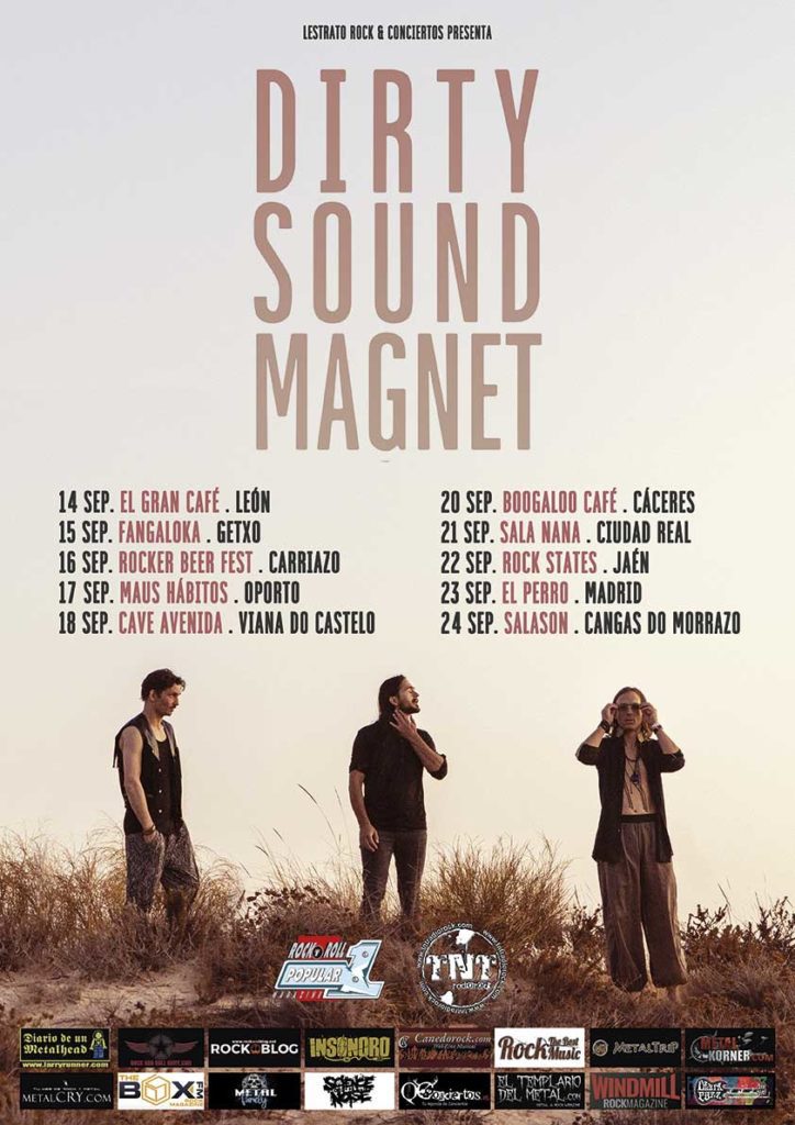 cartel conciertos Dirty Sound Magnet España 2022