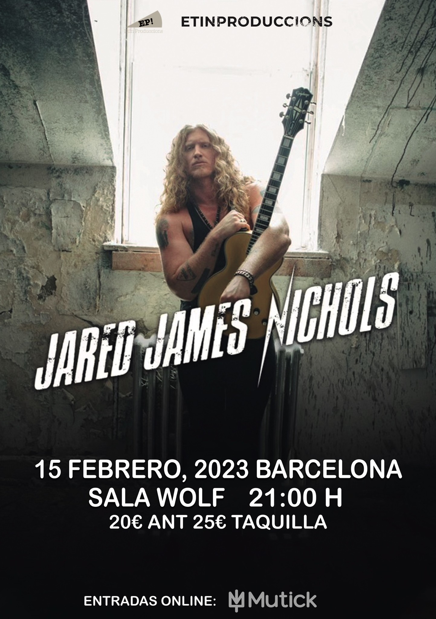 concertos Jared James Nichols Espana 2023 1 | Guitar Calavera