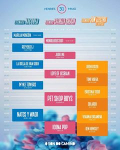 Horarios O Son do Camino viernes