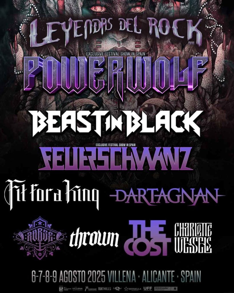 cartel Leyendas del Rock 2025 primeras confirmaciones