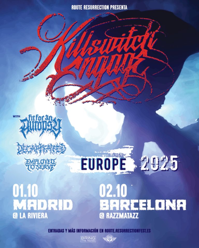 Nueva Route Resurrection: ¡Killswitch Engage vuelven a España 12 años después!