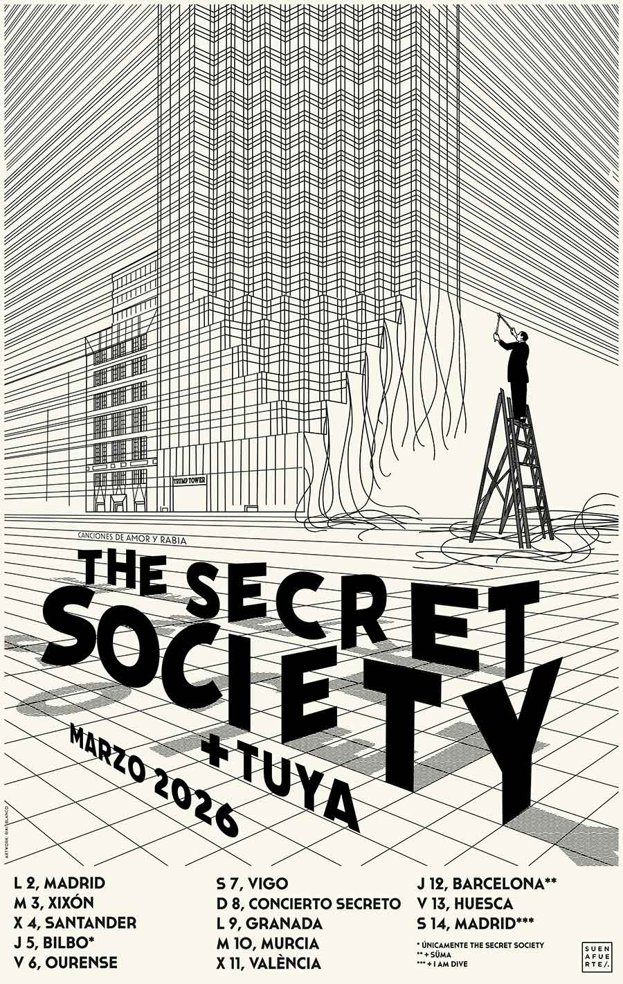 cartel Gira The Secret Society 2026 cartel Gira The Secret Society 2026